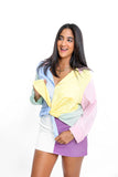 Multi Color Line Blouse
