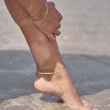 Leaf Colors Anklet